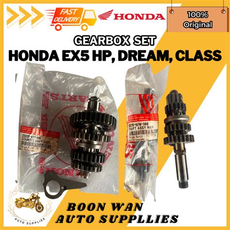 Gearbox Set Original Honda Ex Hp Dream Class Main Shaft Assy B