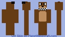 Freddy Fazbear Minecraft Skin