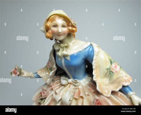 Antique Ens porcelain figure Stock Photo - Alamy