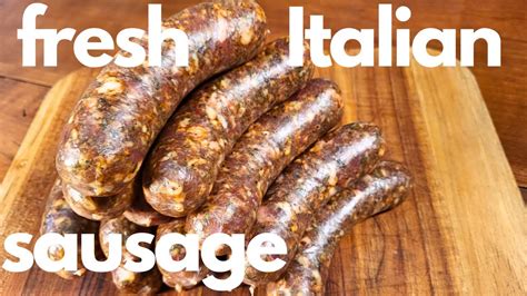 How To Make Italian Sausage Sweet Spicy Or Mild Gourmet Woodsman Youtube