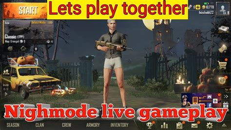 PUBG Mobile Night Mode Live Gameplay YouTube