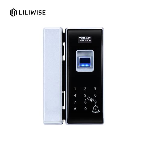 Electromagnetic Push Button Number Fingerprint Glass Door Lock China