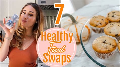 7 Easy Healthy Food Swaps Banana Chocolate Muffins Youtube