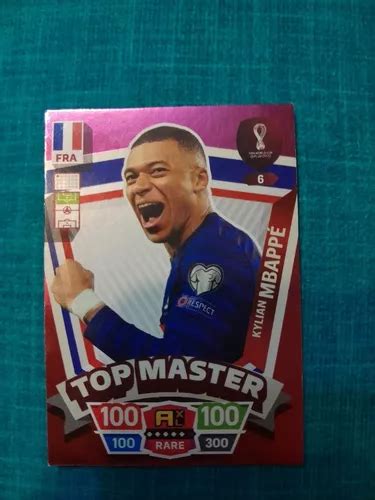 Carta Adrenalyn Mundial Top Master Kylian Mbappe En