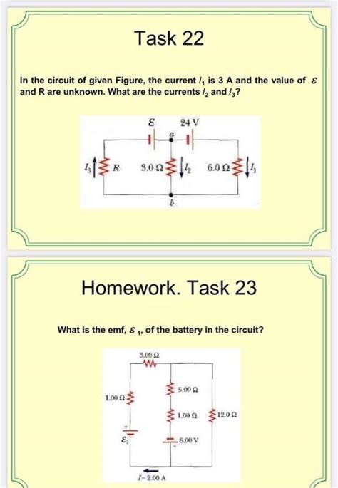 Solved Task 22 In The Circuit Of Given Figure The Current Chegg