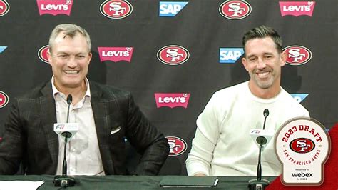 John Lynch Kyle Shanahan Recap Day 2 Of The 2023 Nfl Draft 49ers