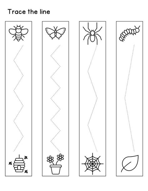 Fine Motor Tracing Skill Tracing Lines Pre Writing Practice Lined