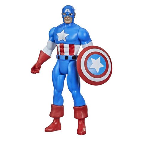 Hasbro Marvel Legends Series 3.75-inch Retro 375 Collection Captain ...