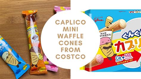 Caplico Mini Waffle Cones From Costco Ice Cream Snacks In Cream