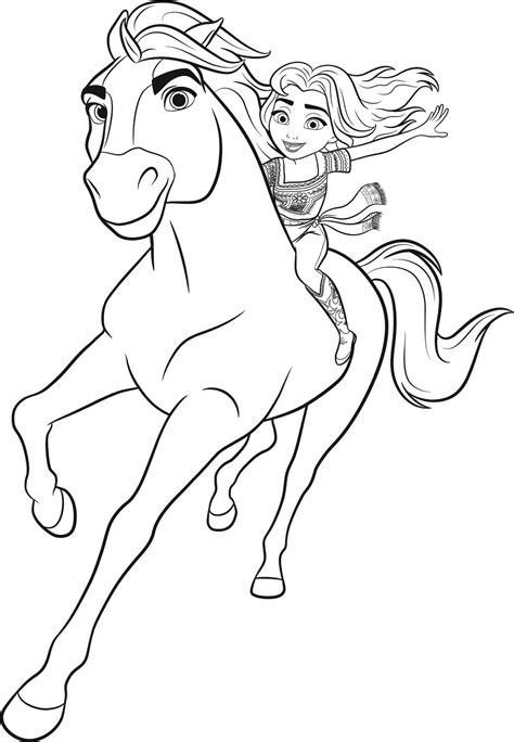 40 Spirit Riding Free Coloring Pages - ColoringPagesOnly.com