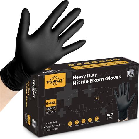 Amazon Sas Safety Raven Powder Free Nitrile Disposable Glove