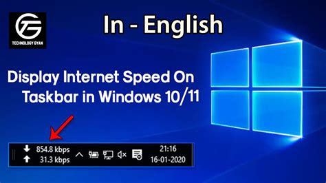 How To Display Internet Speed On Taskbar In Windows 10 And 11 English