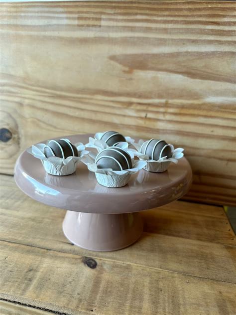 Boleira Cake Slim x cm Decoração Nude Noz Moscada Mania de Laço Festas