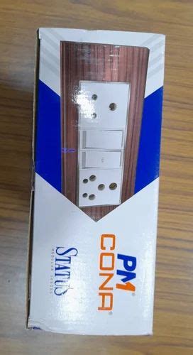 5A Cona Status Modular Flat Switche 2M 1 Way At Rs 380 Box In Patna