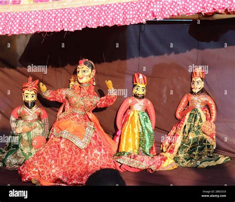 Rajasthani Dolls Puppets Kathputli Indian Puppetry Stock Photo Alamy