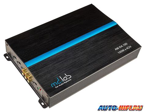 4-канальный усилитель MDLab AM-D4.100 | Характеристики MDLab AM-D4.100 ...