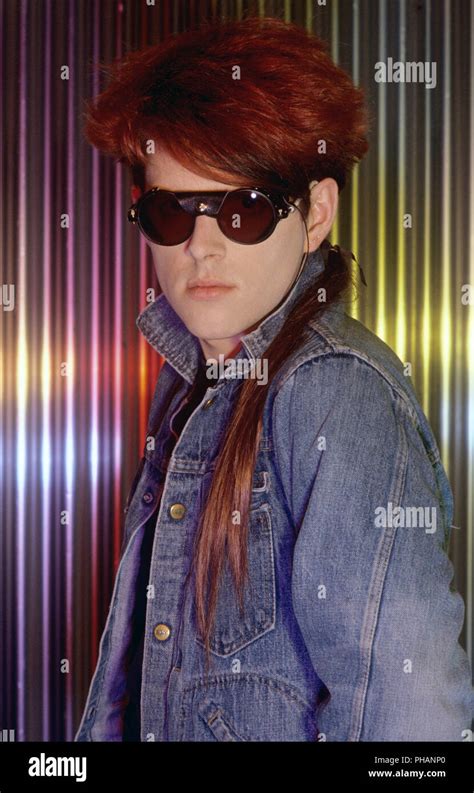 Tom Bailey (Thompson Twins) on 01.04.1983. | usage worldwide Stock Photo - Alamy