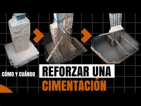 C Mo Y Cu Ndo Reforzar Una Cimentaci N Zapatas Y Vigas Youtube