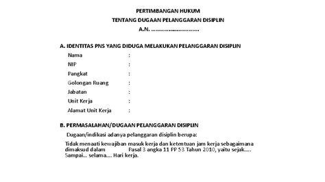 Detail Contoh Surat Panggilan Pns Tidak Masuk Kerja Koleksi Nomer 20