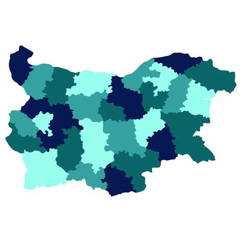 Bulgaria Map Map Of Bulgaria In Administrative Provinces In Multicolor