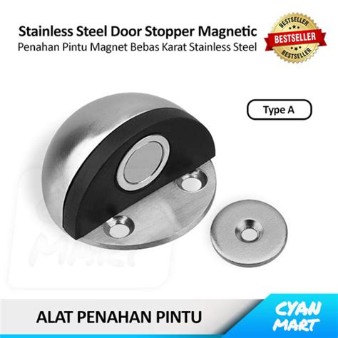 Jual Door Stopper Magnetic Stainless Steel Door Guard Penahan Pintu