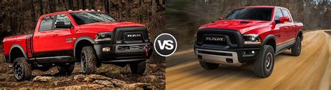 Compare 2017 Ram 2500 Power Wagon Vs Ram 1500 Rebel