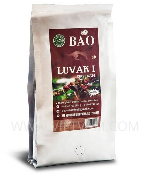 Вьетнамский зерновой кофе BAO - Шоколадный Лювак Ай (Chocolate Luvak I ...