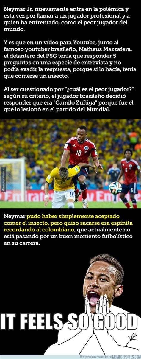 Memedeportes Neymar Revela Quién Es El Peor Jugador Del Mundo Para él