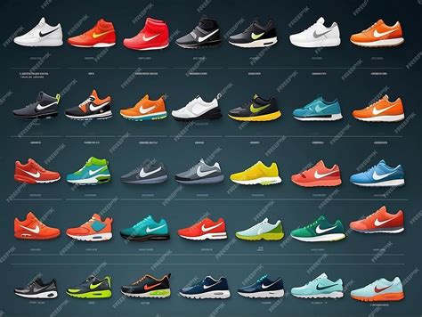 Nike Shoe Evolution Timeline Interactive Showcase | Premium AI ...