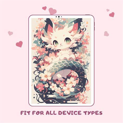 Mystical Cat-fox Hybrid Art Print Whimsical Floral Fantasy Creature ...