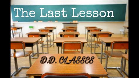 The Last Lesson Class 12 Summary