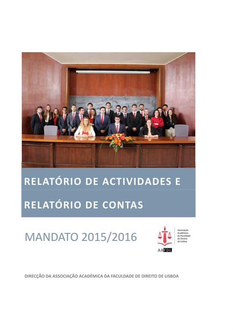 Pdf RelatÓrio De Actividades E RelatÓrio De Contas · RelatÓrio De