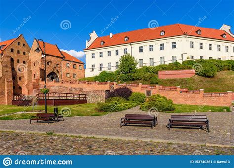 Grudziadz Old Town, Poland stock image. Image of architecture - 153740361