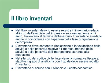 PPT Dalle Scritture Contabili Al Bilancio Di Esercizio PowerPoint