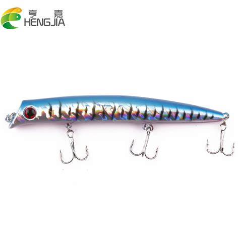 Hengjia 1pcs 12 6CM 16 3G Hard Popper Fishing Lure Floating Wobblers