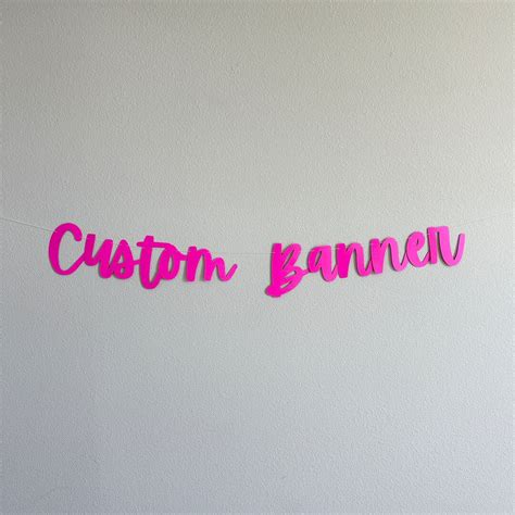 Custom Banner Custom Hot Pink Banner Custom Fuchsia Banner Fuchsia Decorations Bachelorette
