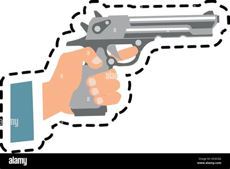 Isolated gun design Stock Vector Image & Art - Alamy