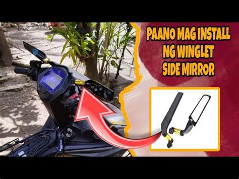 Paano Mag Install Ng Winglet Side Mirror Sniper Zamboanga City