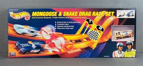 Hot Wheels Mongoose And Snake Drag Race Set Matthew Bullock Auctioneers