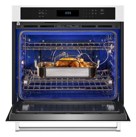 Best Buy Kitchenaid 30 Built In Single Electric Convection Wall Oven With Air Fry Mode White