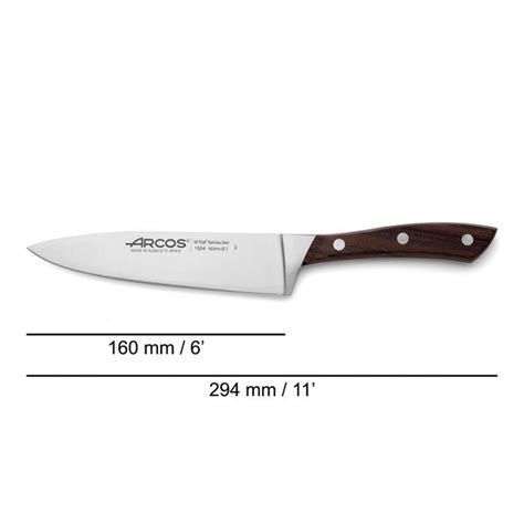 Arcos Natura Wide Blade Chefs Knife 160mm Vautier