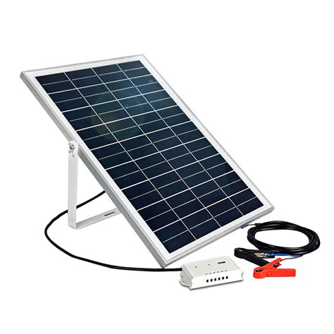 Buy Eco Worthy 10w 20w 30w 50w Solar Panel Kit For 12v Battery Charging 25w Bracket Solar Kit