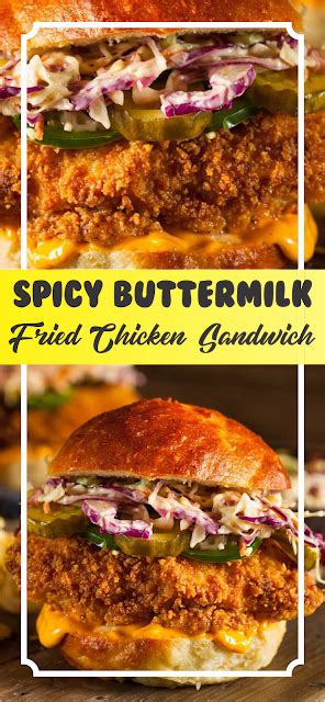 Spicy Buttermilk Fried Chicken Sandwich Floats Co