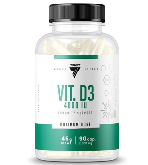 Trec Vit. D3 4000 IU 90 капс купить витамин д в Киеве и Украине, цена ...