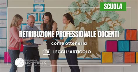 Retribuzione Professionale Docenti Come Ottenerla