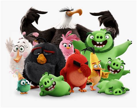 The Cast - Angry Birds 2 Poster Hd, HD Png Download - kindpng