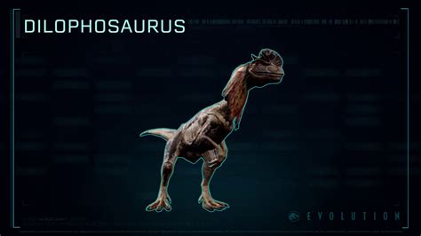 Jurassic World Evolution Species Profile Dilophosaurus Youtube