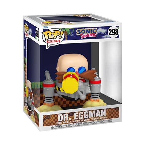 Sonic The Hedgehog Dr Eggman Funko Pop Vinyl Ride