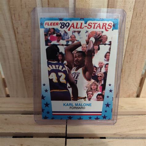 Karl Malone 1989 90 Fleer All Stars Sticker Base Set Etsy