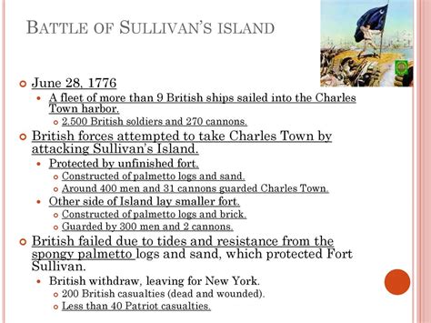 Sc And The Battles Of The Revolutionary War Ppt Download